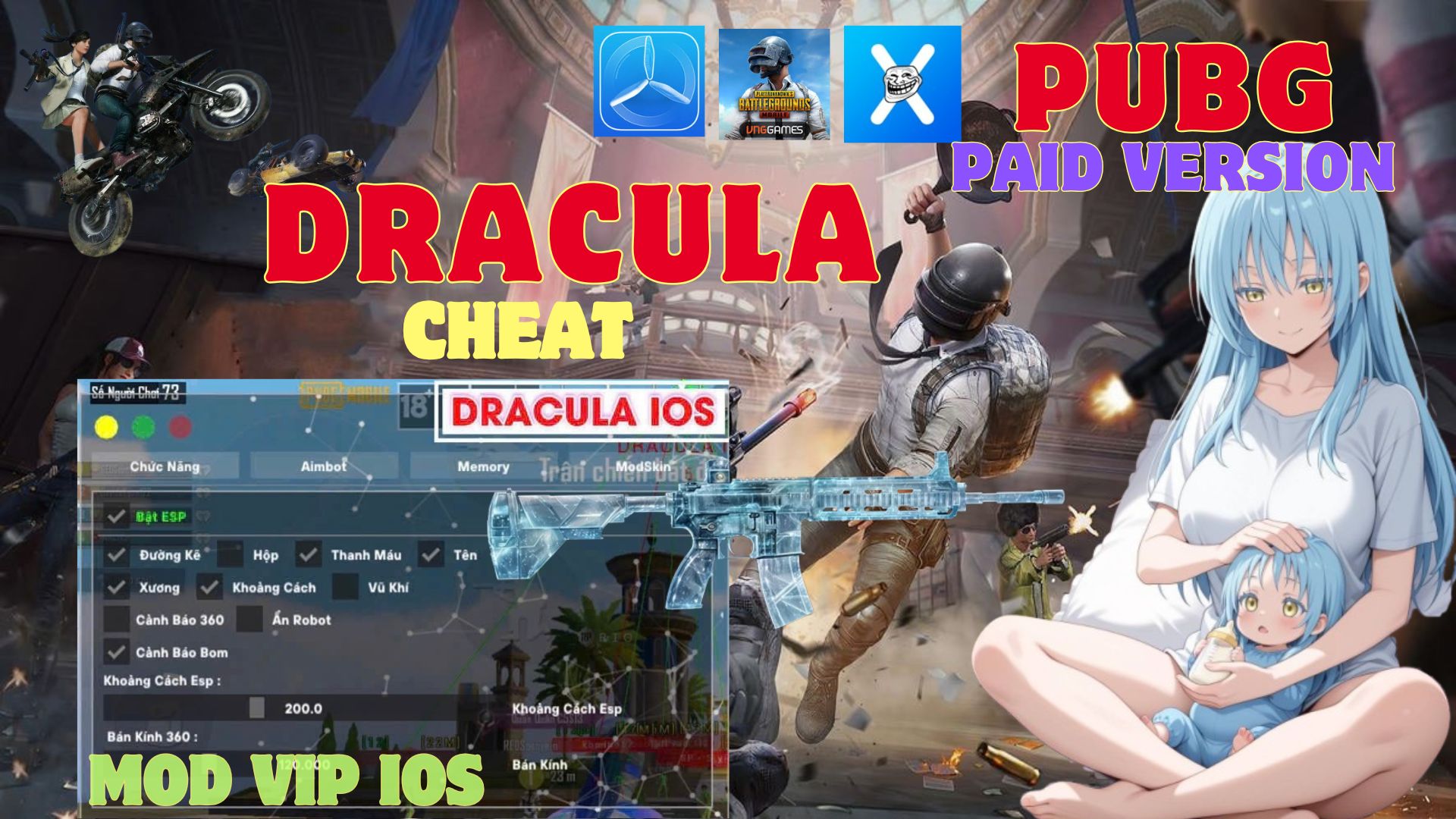 DRACULA LINK TẢI TRỰC TIẾP - COMBO PUBG MOBILE + LIÊN QUÂN IOS